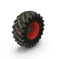 Tractor Big Dirty Wheel PNG & PSD Images