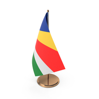 Seychelles Desk Flag PNG & PSD Images