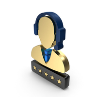 Support Customer Care Service Men Five Star Rating PNG & PSD Images