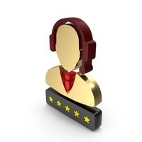 Support Customer Care Service  Men Five Star Rating PNG & PSD Images