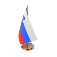 Slovenia Desk Flag PNG & PSD Images
