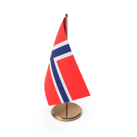 Svalbard and Jan Mayen Desk Flag PNG & PSD Images