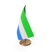 Sierra Leone Desk Flag PNG & PSD Images