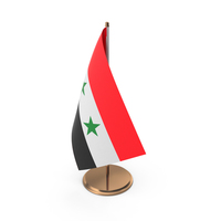 Syria Desk Flag PNG & PSD Images