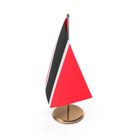 Trinidad and Tobago Desk Flag PNG & PSD Images