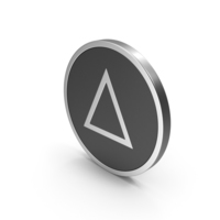 Silver Icon Triangle PNG & PSD Images