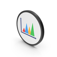 Icon Graph Chart Colored PNG & PSD Images