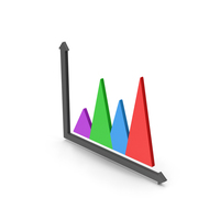 Symbol Graph Chart Colored PNG & PSD Images