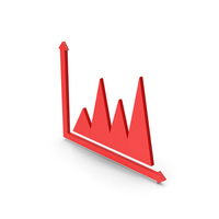 Symbol Graph Chart Red PNG & PSD Images