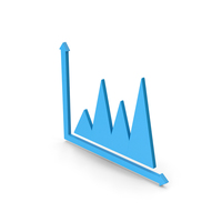 Symbol Graph Chart Blue PNG & PSD Images