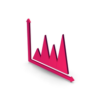 Symbol Graph Chart Metallic PNG & PSD Images