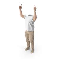 Outfit Beige Hands Up Beige PNG & PSD Images