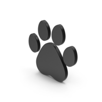 Symbol Animal Paw Black PNG & PSD Images