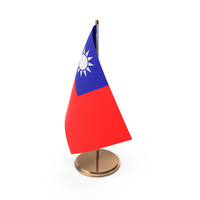 Taiwan Desk Flag PNG & PSD Images