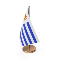 Uruguay Desk Flag PNG & PSD Images