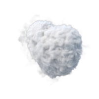 Cloud Heart Shape PNG & PSD Images