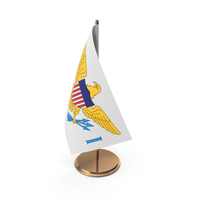 United States Virgin Islands Desk Flag PNG & PSD Images