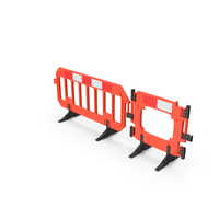 Traffic Management Road Safety Barrier Set PNG & PSD Images