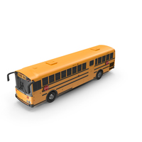 Transit School Bus Exterior Only PNG & PSD Images
