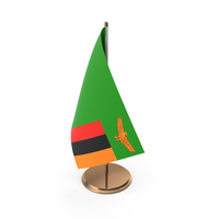 Zambia Desk Flag PNG & PSD Images