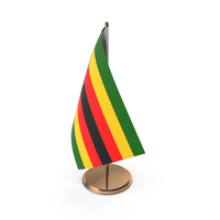 Zimbabwe Desk Flag PNG & PSD Images