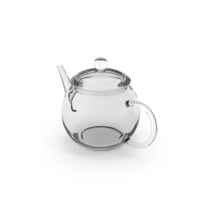Transparent Empty Glass Teapot PNG & PSD Images
