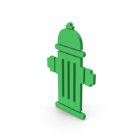 Symbol Fire Hydrant Green PNG & PSD Images