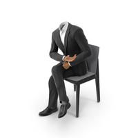 Chair Discussion Suit Black PNG & PSD Images