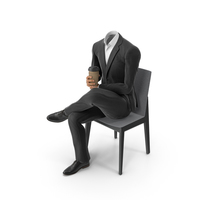 Chair Coffee Suit Black PNG & PSD Images