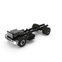 Truck Chassis with Simple Engine PNG & PSD Images