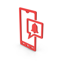 Symbol Phone Notification Red PNG & PSD Images