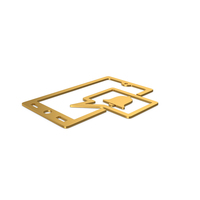 Gold Symbol Phone Notification PNG & PSD Images