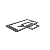 Black Symbol Phone Notification PNG & PSD Images