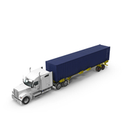 Truck with 48ft ISO Container PNG & PSD Images