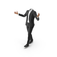 Greeting Suit Black PNG & PSD Images