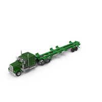 Truck with Terminal Trailer Chassis PNG & PSD Images