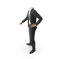 Indicates Down Suit Black PNG & PSD Images