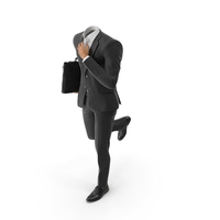 Hurry Bag Suit Black PNG & PSD Images