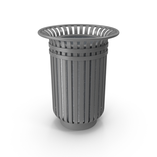 Tulip Shaped Street Litter Bin PNG & PSD Images