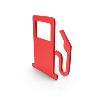 Symbol Fuel Station Red PNG & PSD Images