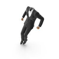 Jumped Up Suit Black PNG & PSD Images