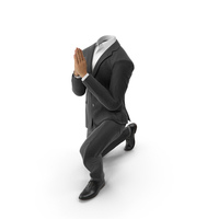 Praying Suit Black PNG & PSD Images