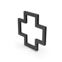 Symbol Cross Black PNG & PSD Images