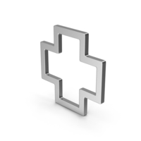 Symbol Cross Silver PNG & PSD Images