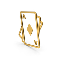 Symbol Playing Cards Gold PNG & PSD Images
