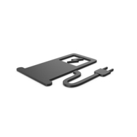 Black Symbol Electric Vehicle Charging Station PNG & PSD Images