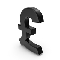 UK Pound Currency Symbol Plastic PNG & PSD Images