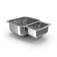 Undermount Double Bowl Kitchen Sink PNG & PSD Images