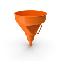 Universal Petrol Plastic Funnel with Handle PNG & PSD Images