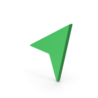 Symbol Send Button / Arrow Green PNG & PSD Images